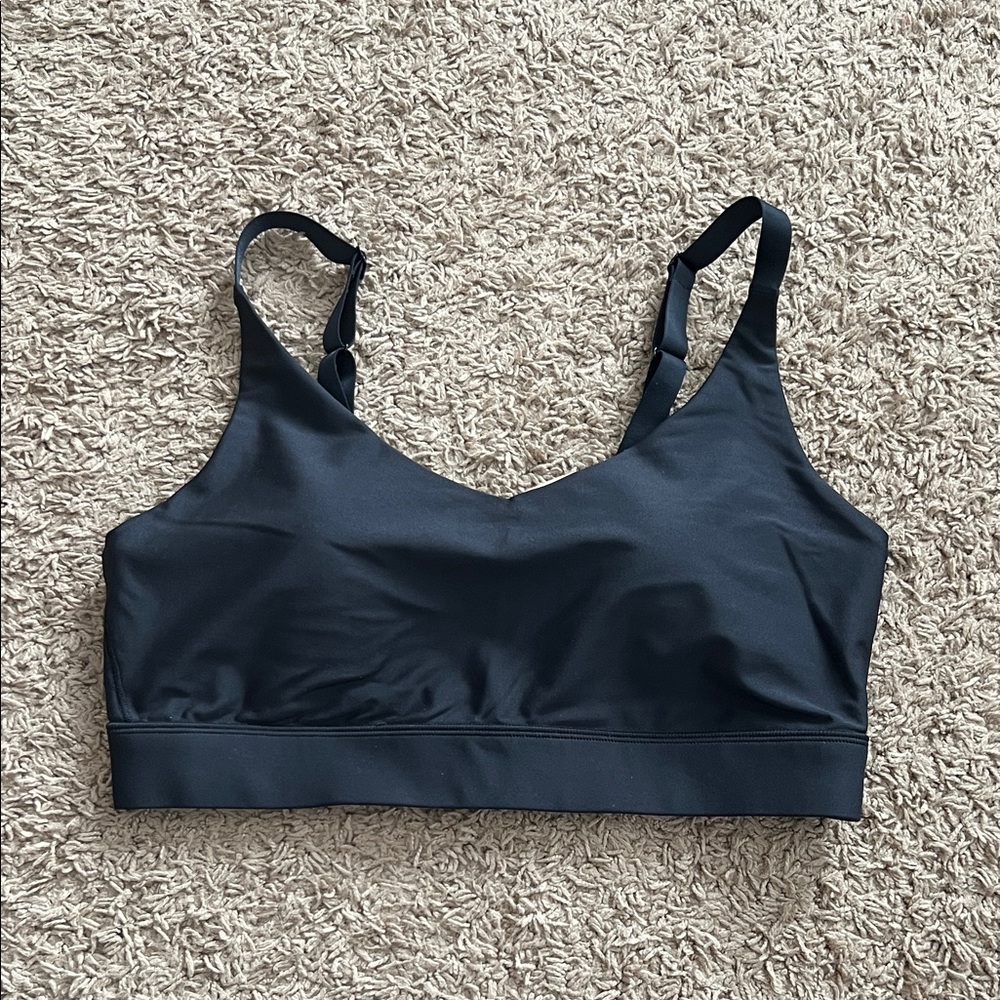 All in Motion Midnight Black Sports Bra
